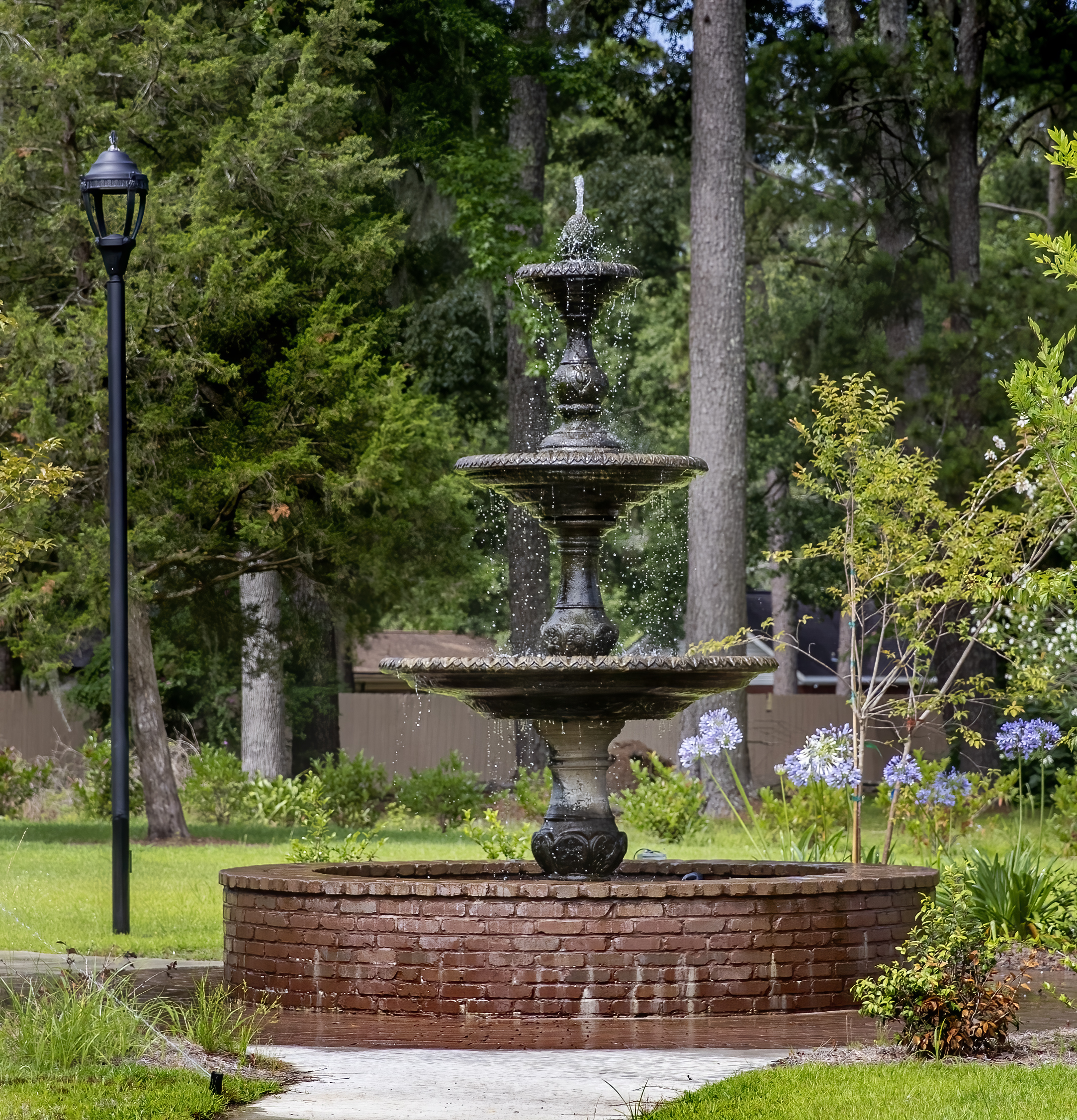 Pooler, Georgia park fountain