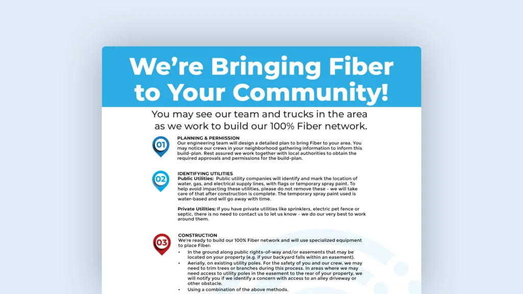 Preview of "Bringing Fiber to your Community" document